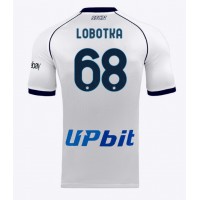 Camisa de Futebol SSC Napoli Stanislav Lobotka #68 Equipamento Secundário 2023-24 Manga Curta
